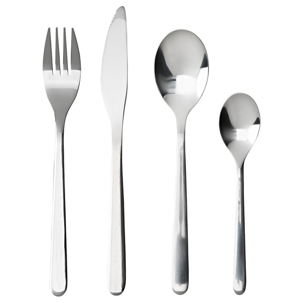 FÖRNUFT - FÖRNUFT 24-piece cutlery set, stainless steel