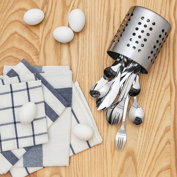 FÖRNUFT 24-piece cutlery set, stainless steel