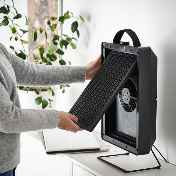FÖRNUFTIG filter for gas cleaning, 37x23 cm
