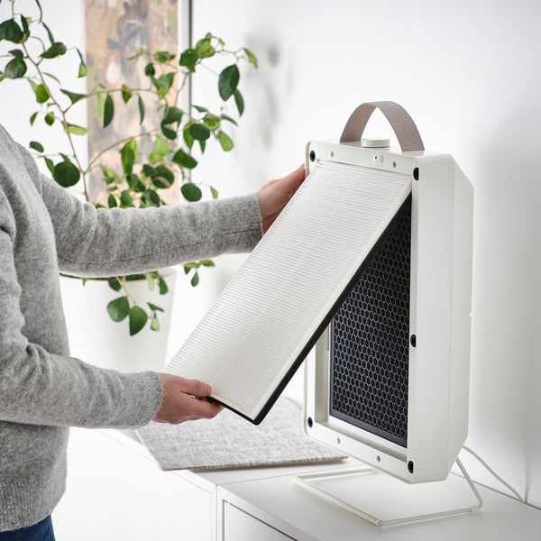 FÖRNUFTIG air purifier, white, 31x45 cm