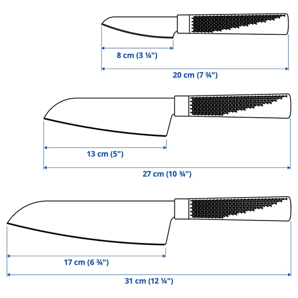 FÖRSLAG 3-piece knife set