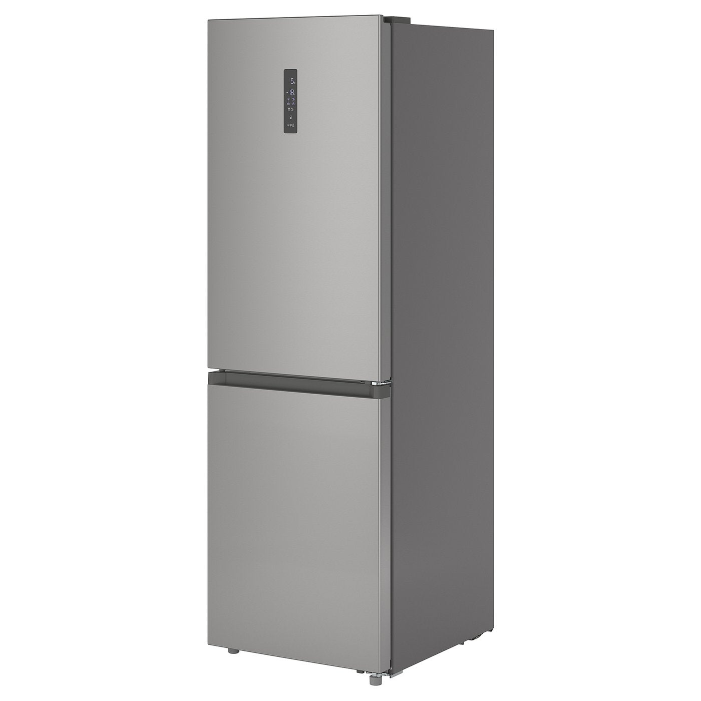 FÖRTOFT fridge/freezer, IKEA 500 stainless steel colour, 216/118 l