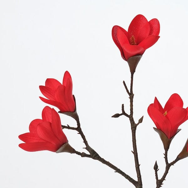 Ikea FÖSSTA - Artificial flower, Magnolia/red,50 cm