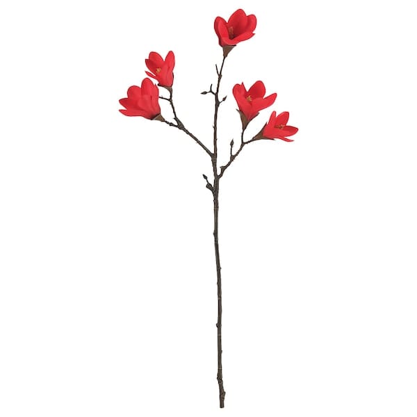 Ikea FÖSSTA - Artificial flower, Magnolia/red,50 cm