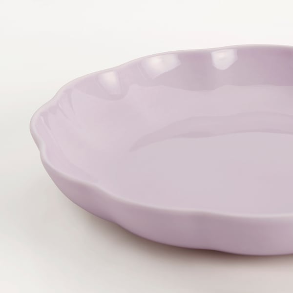 FÖSSTA - Bottom plate, pink/petals,22 cm