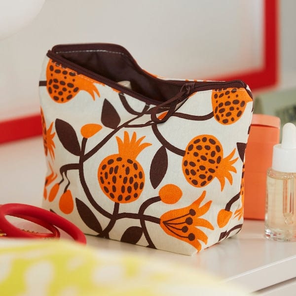 Ikea FÖSSTA - Cosmetic bag, Pomegranate orange