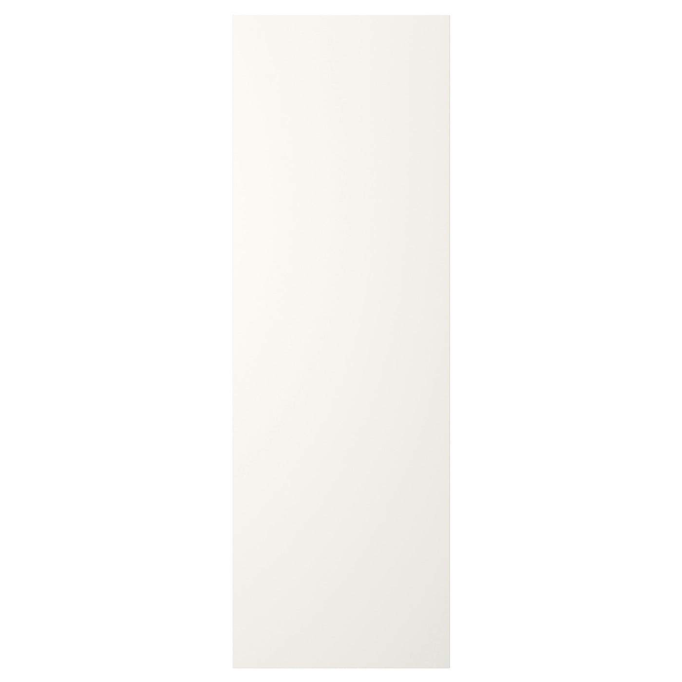 FONNES door with soft closing hinges, white, 60x180 cm