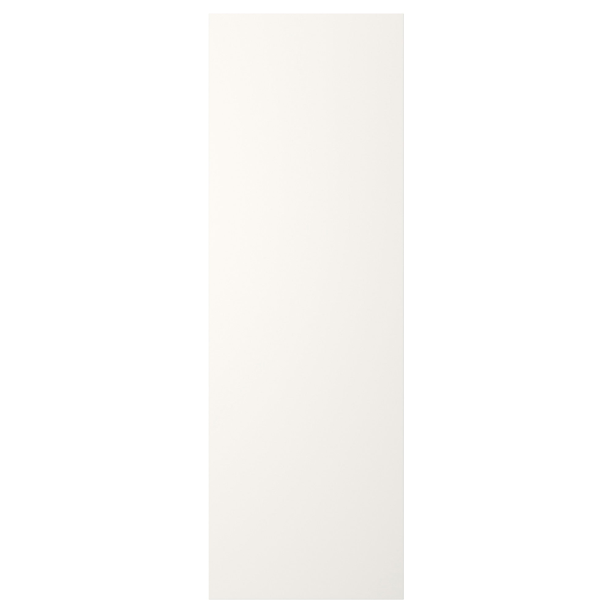 FONNES door with soft closing hinges, white, 60x180 cm