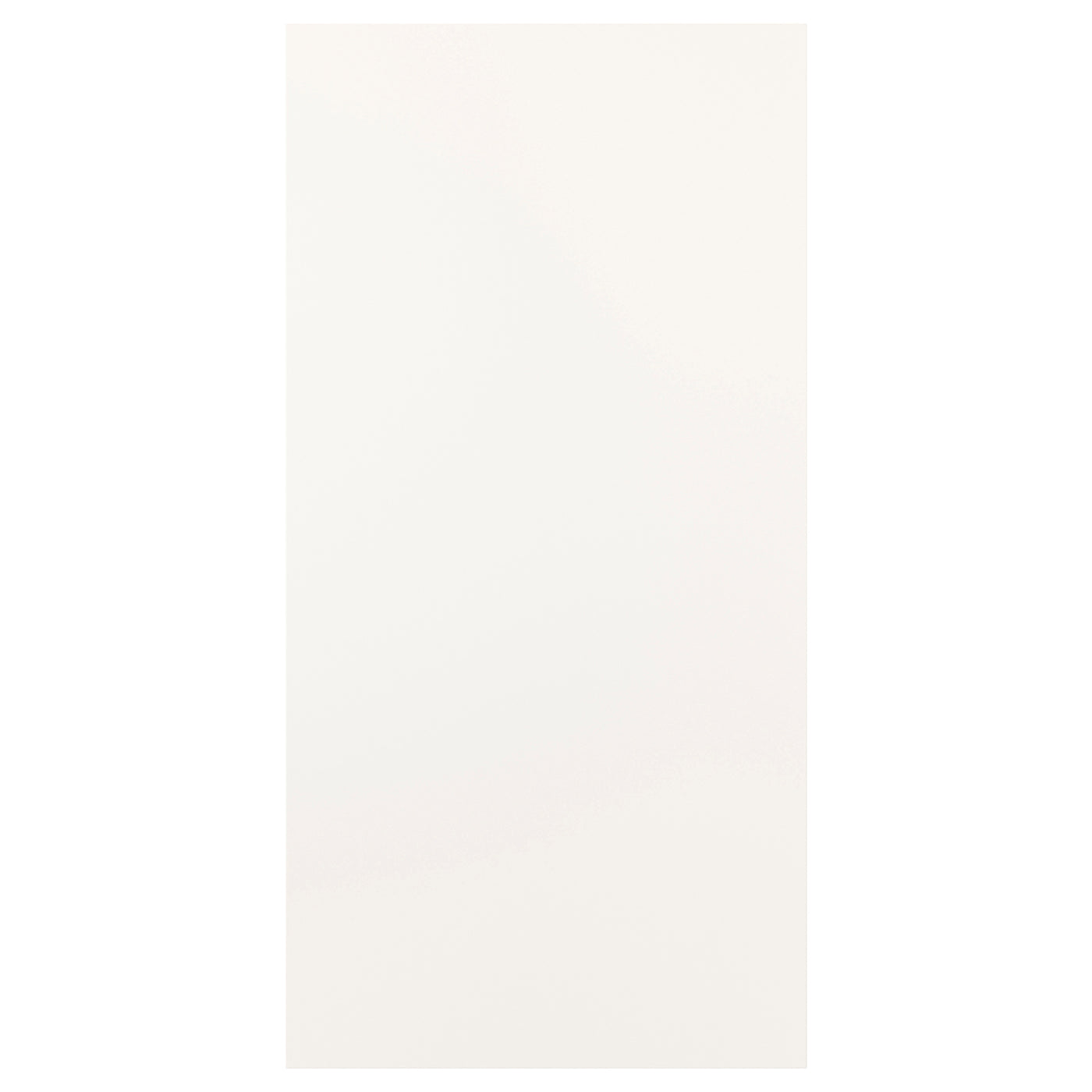 FONNES door with soft closing hinges, white, 60x120 cm