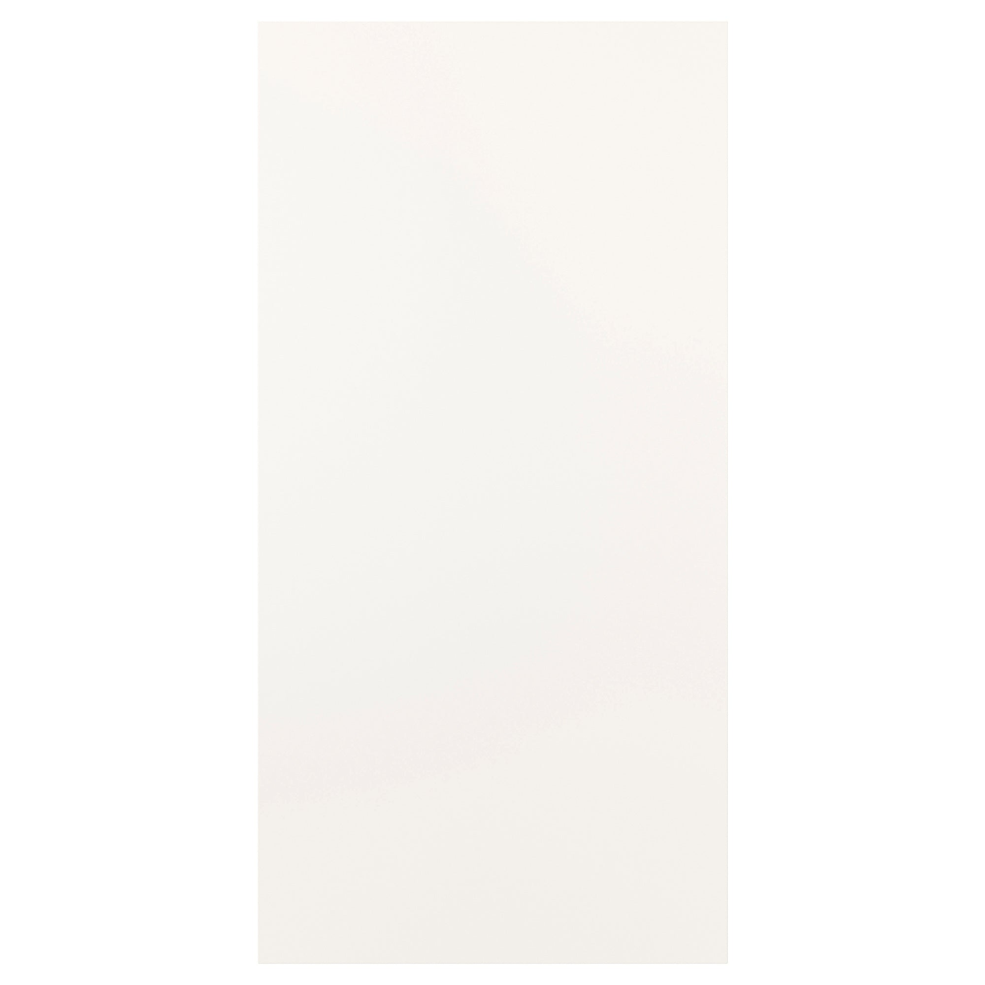 FONNES door with soft closing hinges, white, 60x120 cm