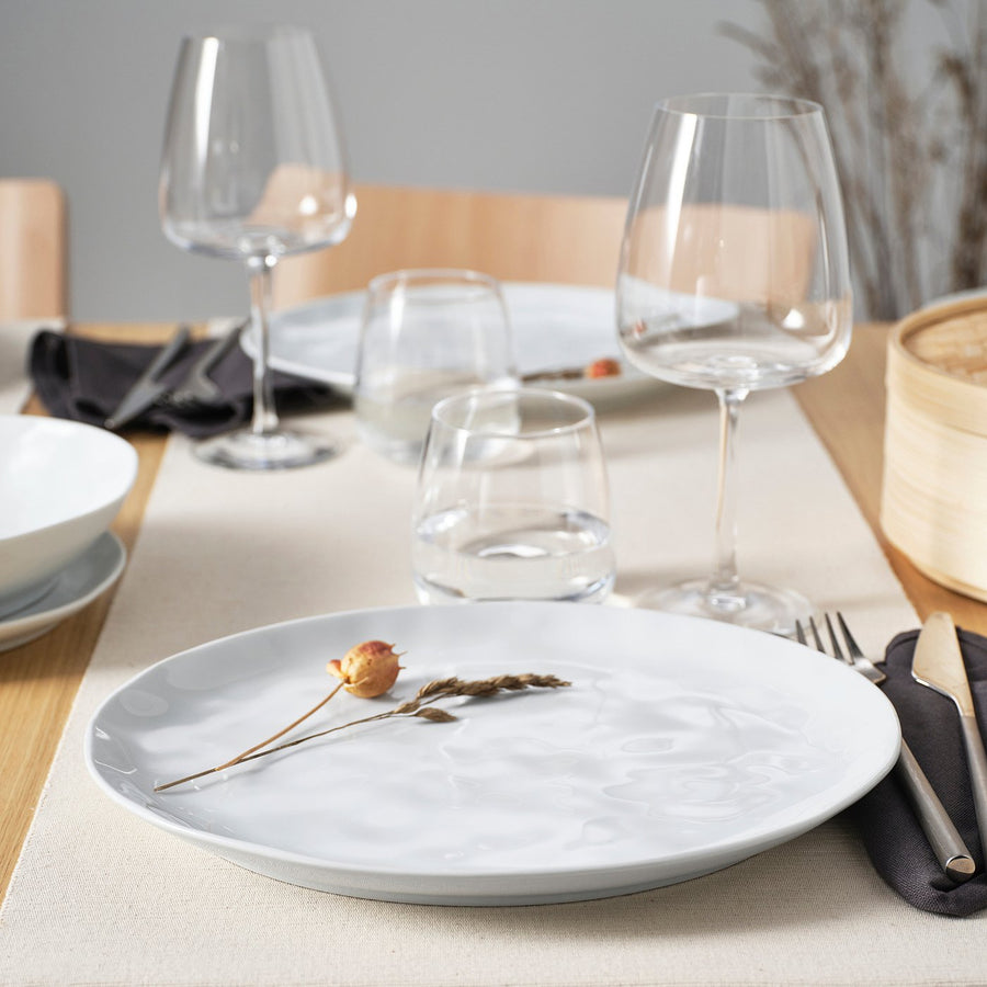 FORELLTETRA plate, white, 29x25 cm