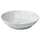 FORELLTETRA deep plate, white, 21x19 cm