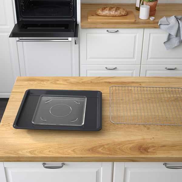 FORNEBY - Thermoventilated combi-microwave, IKEA 500 black ,
