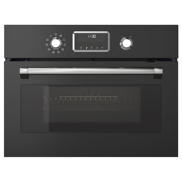 FORNEBY - Thermoventilated combi-microwave, IKEA 500 black ,