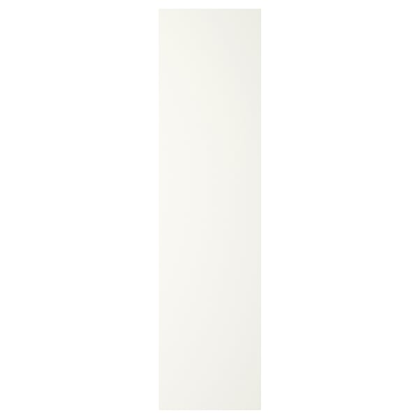 FORSAND door with hinges, white, 50x195 cm