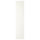 FORSAND door with hinges, white, 50x229 cm