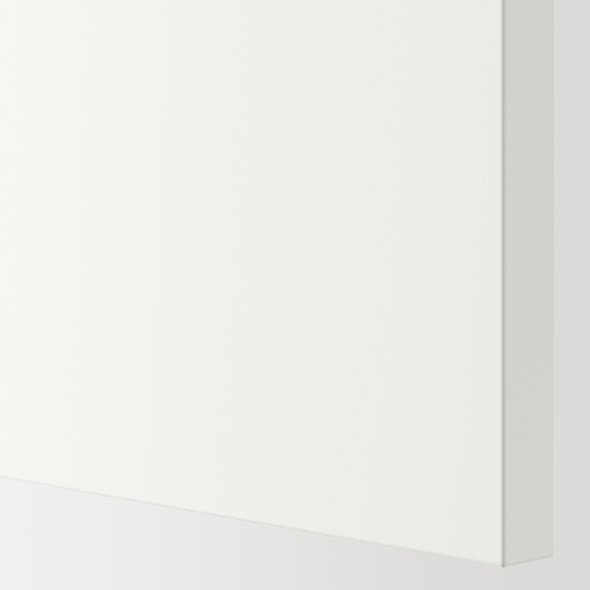 FORSAND door with hinges, white, 50x195 cm