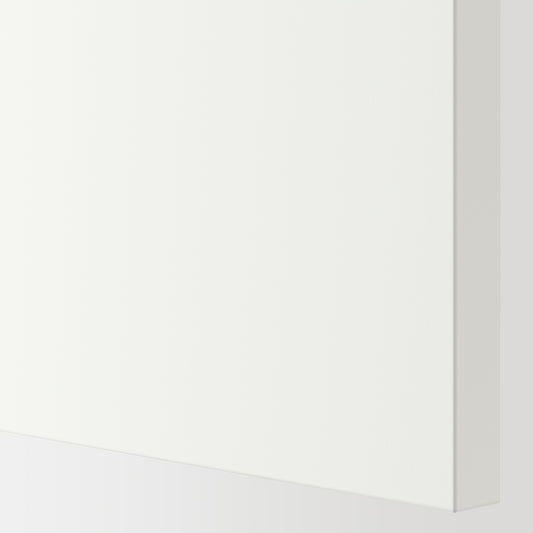 FORSAND door with hinges, white, 50x195 cm