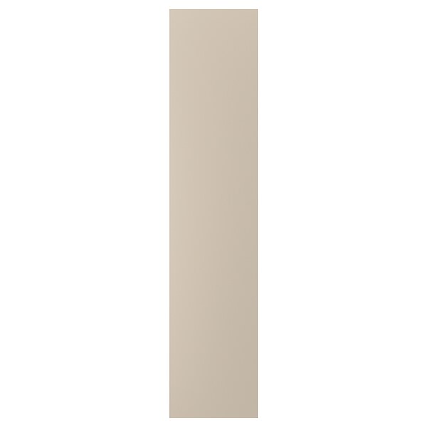 FORSAND - Door with hinges, grey-beige, 50x229 cm