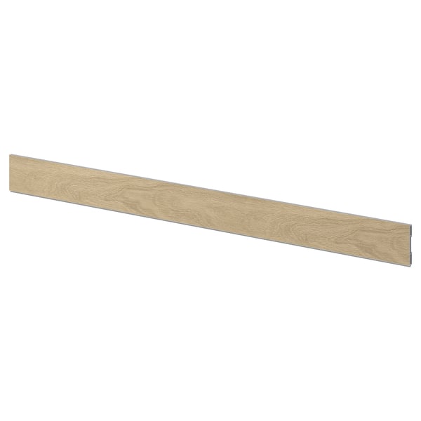 FORSBACKA plinth, oak effect, 220x8 cm