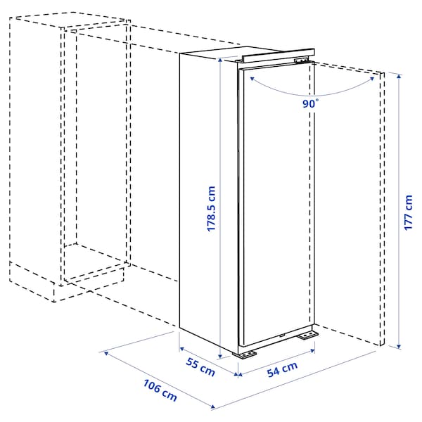 Ikea FORSNÄS - Refrigerator, IKEA 700 integrated,310 l