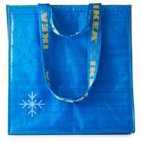 FRAKTA - FRAKTA Cool bag, blue, 38x40 cm