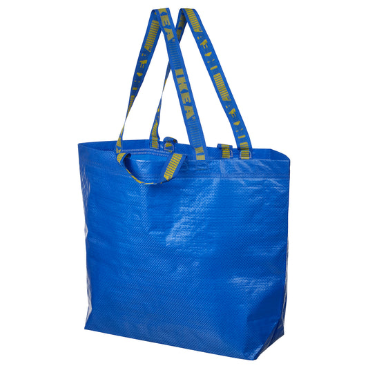 FRAKTA carrier bag, medium, blue, 45 cm