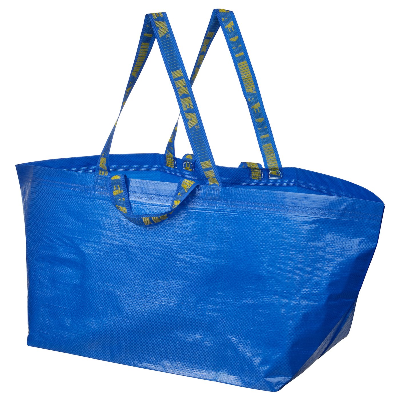 FRAKTA carrier bag, large, blue, 55x37x35 cm/71 l