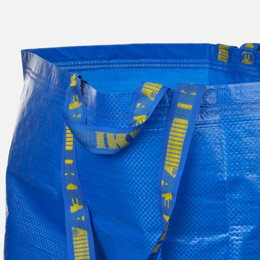 FRAKTA carrier bag, large, blue, 55 cm