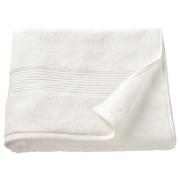 FREDRIKSJÖN - FREDRIKSJÖN Bath towel, white, 70x140 cm