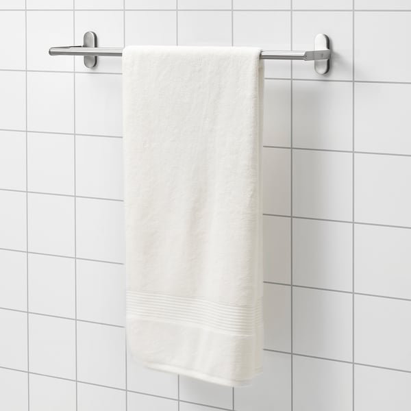 FREDRIKSJÖN - FREDRIKSJÖN Bath towel, white, 70x140 cm