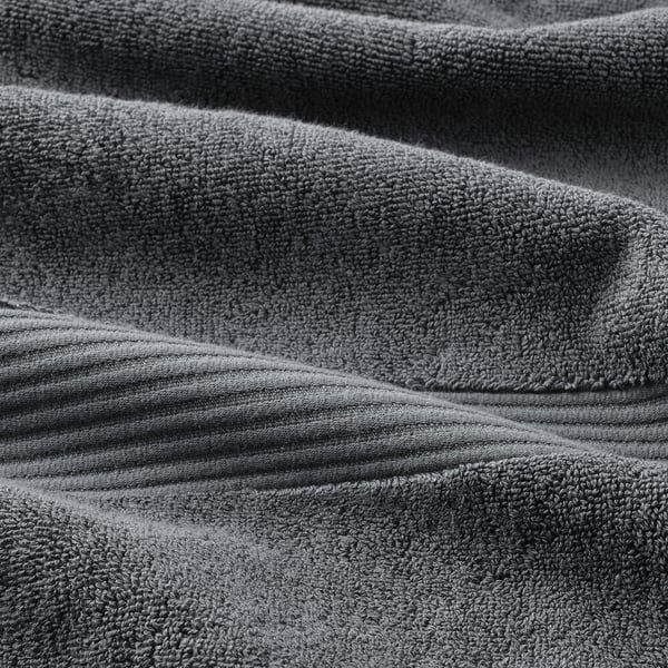 FREDRIKSJÖN - FREDRIKSJÖN Hand towel, dark grey, 50x100 cm