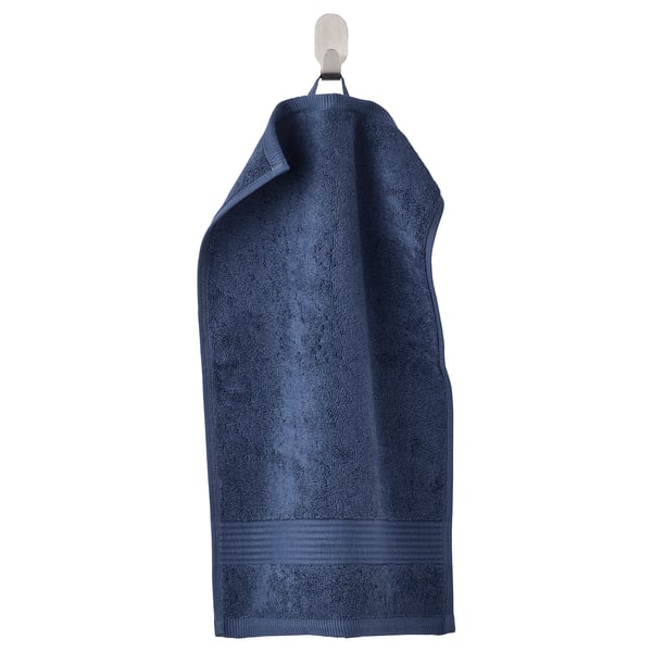 FREDRIKSJÖN Guest towel - dark blue 30x50 cm ,