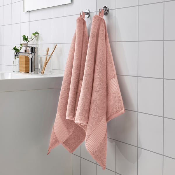 FREDRIKSJÖN - FREDRIKSJÖN Hand towel, light pink, 50x100 cm