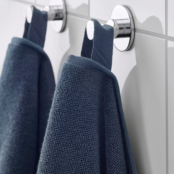 FREDRIKSJÖN - FREDRIKSJÖN Bath sheet, dark blue, 100x150 cm