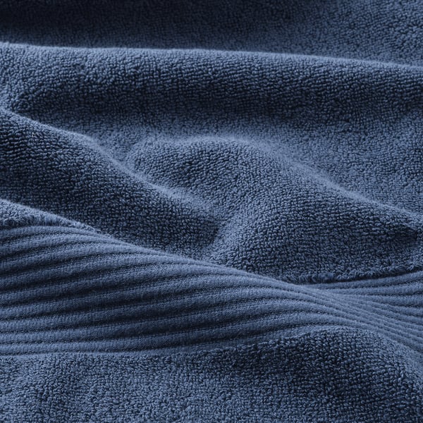 FREDRIKSJÖN - FREDRIKSJÖN Bath sheet, dark blue, 100x150 cm