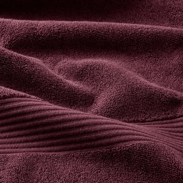 FREDRIKSJÖN - FREDRIKSJÖN Bath sheet, deep red, 100x150 cm