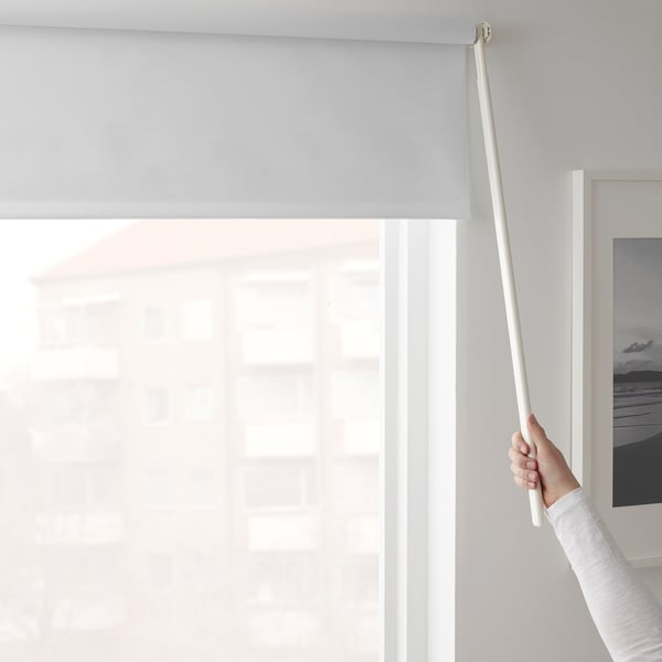 FRIDANS - FRIDANS Block-out roller blind, white, 160x195 cm