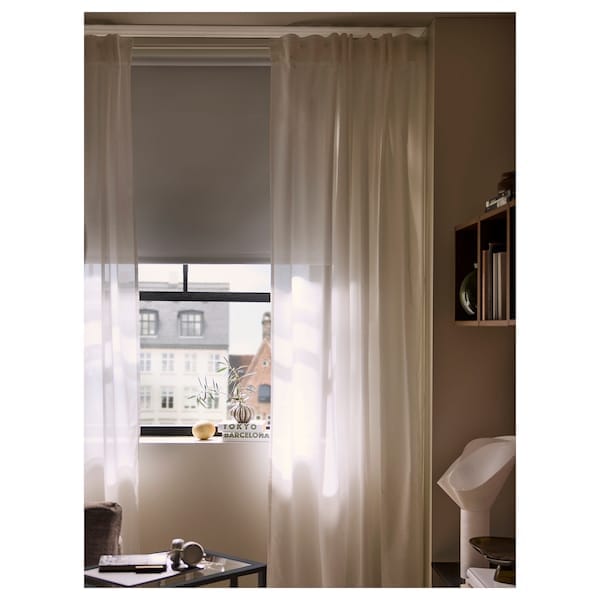 Ikea FRIDANS - Block-out roller blind, white, 180x195 cm