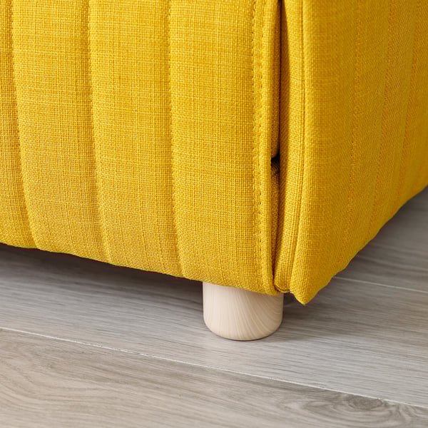 FRIDHULT - Sofa bed, Skiftebo yellow,119 cm