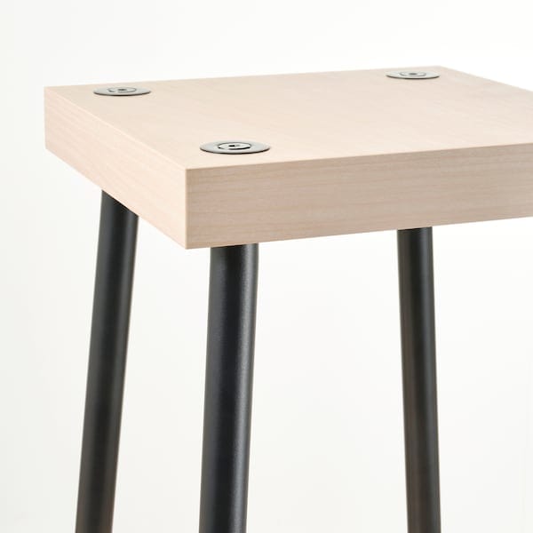 Ikea FRIDNÄS - Nesting tables with stools set of 4, black/birch effect