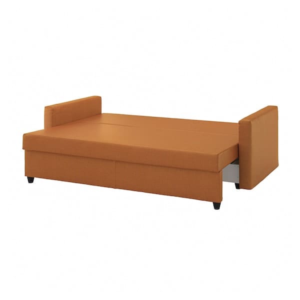 Ikea FRIHETEN - 3-seater sofa bed, Faringe coral