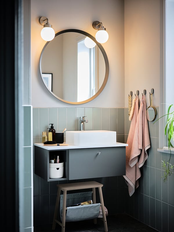 FRIHULT - FRIHULT Wall lamp, stainless steel colour