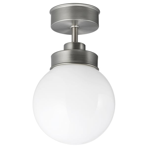 FRIHULT ceiling lamp, stainless steel colour, 15 cm