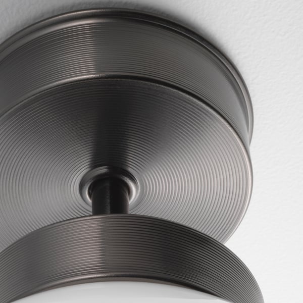 FRIHULT ceiling lamp, black, 15 cm