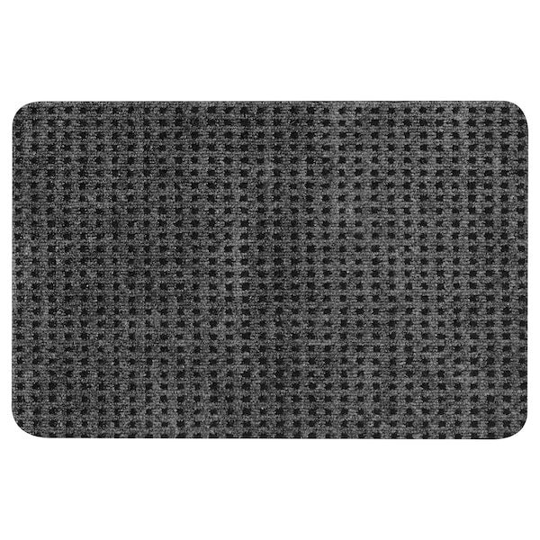 FRIKTION - Door mat, grey, 38x58 cm