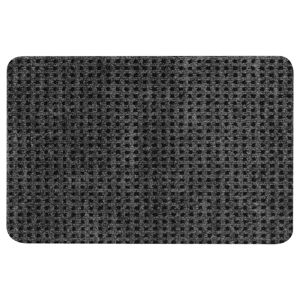 FRIKTION door mat, grey, 38x58 cm