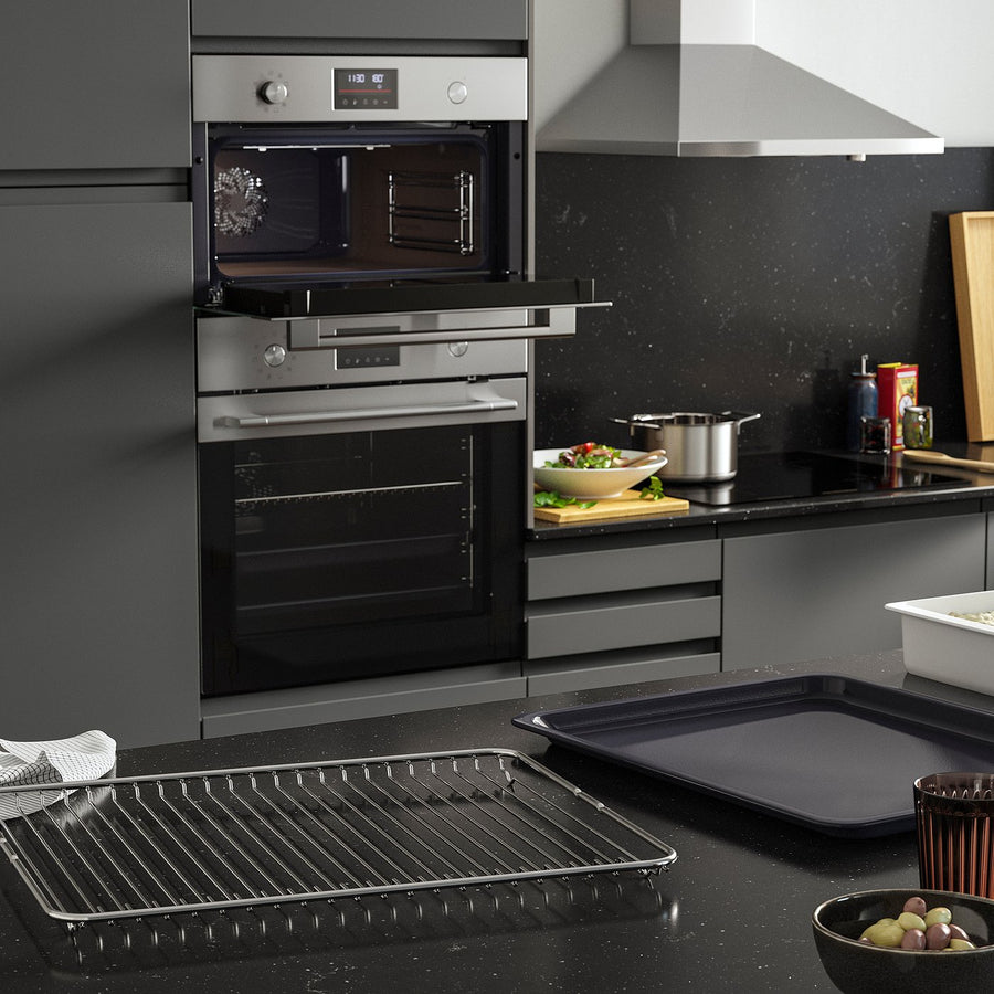 FRILLESBO true fan oven, compact bake function/stainless steel colour IKEA 500, 59.4x38.8x54.6 cm