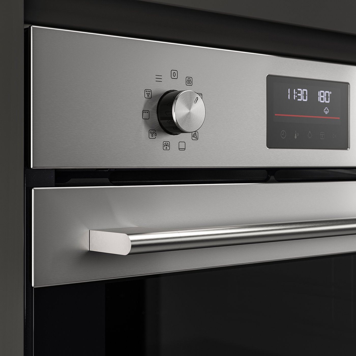 FRILLESBO true fan oven, compact bake function/stainless steel colour IKEA 500, 59.4x38.8x54.6 cm