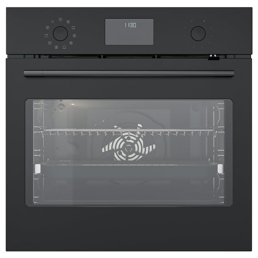 FRILLESBO true fan oven, added steam function bake function/black IKEA 500, 1560 mmx594 mm cm